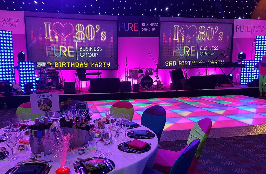 Engaging Event support for Pure Business Group by Pete Pinnington Productions