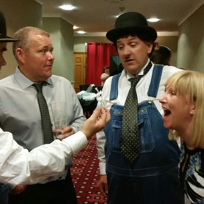 FUN Entertainment with Laurel and Hardy Magicians from Pete_Pinnington_Productions